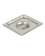 Winco Solid Cover For One Sixth Size Pan   