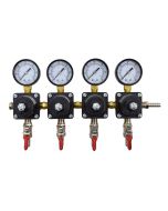 Four Gauge Beer Four Body Secondary Regulator
