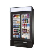 Beverage Air LV38HC-1-B 2-Door LumaVue Merchandiser Cooler