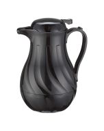 Insulated 42oz Beverage Server | Swirl Pattern, Black