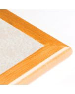 Inlay Wood Edge Square Tabletop