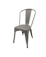 Oak Street Smokestack Indoor/Outdoor Chair, Silver