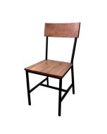 Oak Street Timber Series Dining Chair | Reclaimed Wood Seat & Back