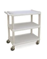 Lakeside 2000 Bussing Cart, 3 Shelves, 300 lb Capacity