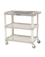 Lakeside 2501 Bussing Cart, 3 Shelves, 300 lb Capacity