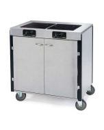 Lakeside 2070 Two Induction Heat Stove Mobile Cooking Cart, 34" Width