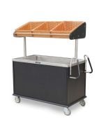 Lakeside 668 Breakfast Cart, 54-4/4" Width, Adjustable Overhead Shelf