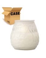 White Frost Restaurant Table Candle - 75 Hour Burn (Case of 12)