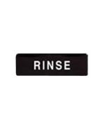 "RINSE" Informational Sign | 3" x 9"