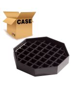 4-1/2"Black Octagon Coffee Drip Tray, Pack of 4
