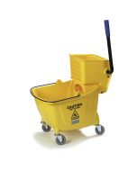 Carlisle 35 Qt Commercial Mop Bucket with Squeeze Ringer         