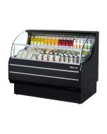 Turbo Air TOM-60SW(B)-N 63-3/8"W Horizontal Open Display Merchandiser 11.2 cu. ft.