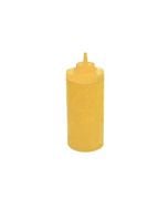 Wide Mouth 32 oz Mustard Squeeze Bottle | Yellow | Pack of 6
