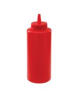 12 oz. Red Ketchup Dispenser Squeeze Bottle | Pack of 6