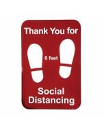 Social Distancing Sign | 9" x 6"