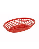 Red Oval Fast Food Baskets (1 Dozen)