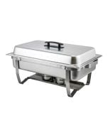 Winco Full Size Stainless Steel Chafer w/Folding Stand