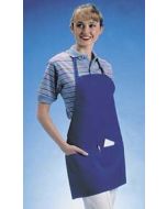 Front Of The House Bib Apron, Navy Blue
