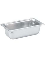 Vollrath Third Size Pan, 6"d, Stainless Steel