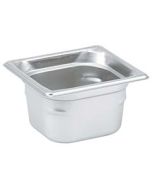 Vollrath Quarter Size Pan, 6"d, Stainless Steel