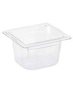 Vollrath Sixth Size Pan, 6"d, Clear