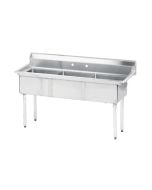 Advance Tabco Sink FE-3-1812-X Three Compartment Commercial Sink