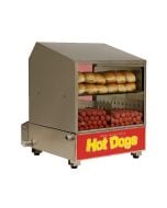 Dog Pound Hot Dog Steamer 164 Dog / 36 bun w/ Divided Hot Dog Tray