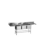 Eagle Stainless 3-Compartment Drainboard Sink | FN2060-3-24R-14/3