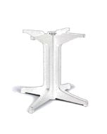 Grosfillex US623204 White Resin Outdoor Pedestal Table Base, 28" Tall