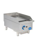 Globe GG15G 15" 1-Burner Gas Griddle w/ Manual Control | Natural Gas