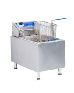 Globe PF16E 16 lb. Electric Countertop Fryer 208/240V