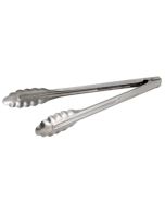 Winco 12" Stainless Steel Commercial Kitchen Tongs