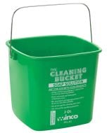 Winco PPL-3G Janitorial Soap Bucket for Cleaning, 3 Qt Green        