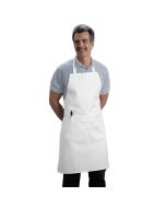 Full-length Bib Apron for Restaurant Cooks (Choice of color)