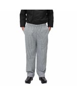 Houndstooth Chef Pants | Medium | Relaxed Fit | Black & White