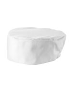 Ventilated Pillbox Chef Hat, White | Regular