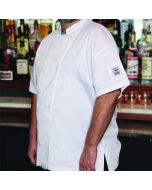 Chef Revival Chef Jacket, Short Sleeve, X-Large, White
