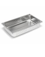 Vollrath 30043 Full Size Perforated Steam Table Pan, 4"D