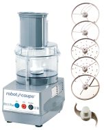 commercial food processor Robot Coupe R101 Plus combination cutter and vegetable slicer with 2.5 qt bowl. 