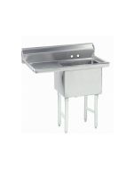 Advance Tabco FC1-1818-18 One Bowl Compartment Sink,  Left 18" Drainboard    