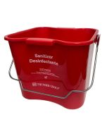Thunder PLCP008RD 8 qt. Sanitizing Pail Red