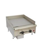 Wells HDG-2430G 24" Countertop Griddle Natural Gas Manual Control