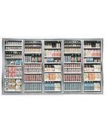 5 Glass Door Set for Convenience Store Display Coolers (28" x 80" each)