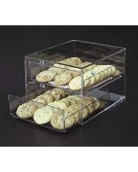 Cookie Display Case - 2 Drawer Countertop Dry Goods Bakery Display