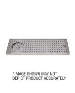 American Beverage 12" x 8" Countertop SS Drip Tray with Rinser, Stainless Steel
Image may not be accurate