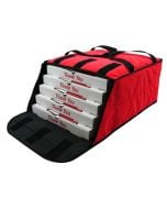20"W x 19-1/2"D x 9-3/4"H  Insulated Pizza Delivery Bag, Holds 4-5 16-18" Pizzas