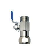 American Beverage Beer Stainless Shut Off | 3/8" Bore