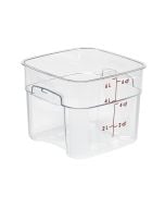Cambro 6SFSPROCW135 CamSquare® FreshPro Food Container, 6 qt