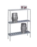 Channel KAR48 Aluminum Keg Shelving, 48" Width