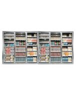 6 Glass Door Set for Convenience Store Display Coolers (24" x 72" each)